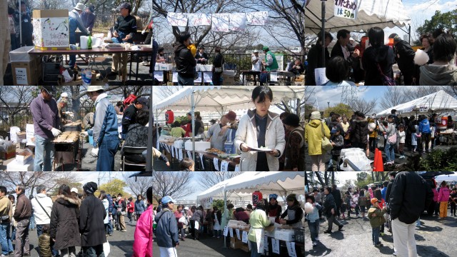 イベント会場の賑わい