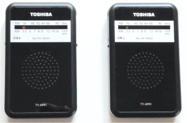 TOSHIBA TY-APR1（AMFMポケットラジオ） | ひとりごと程度のラジオ生活