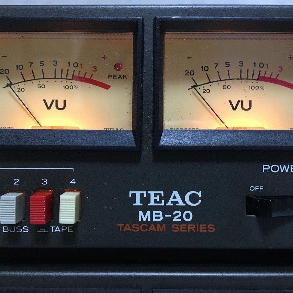 VUメーター復活！TEAC MB-20 | 萬屋章兵衛のジャンクボックス - 楽天ブログ