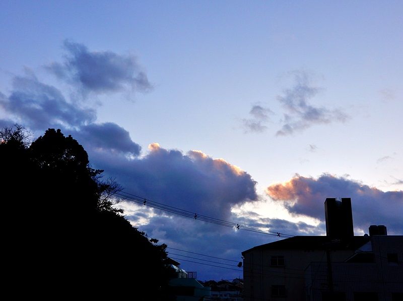 夕暮れ