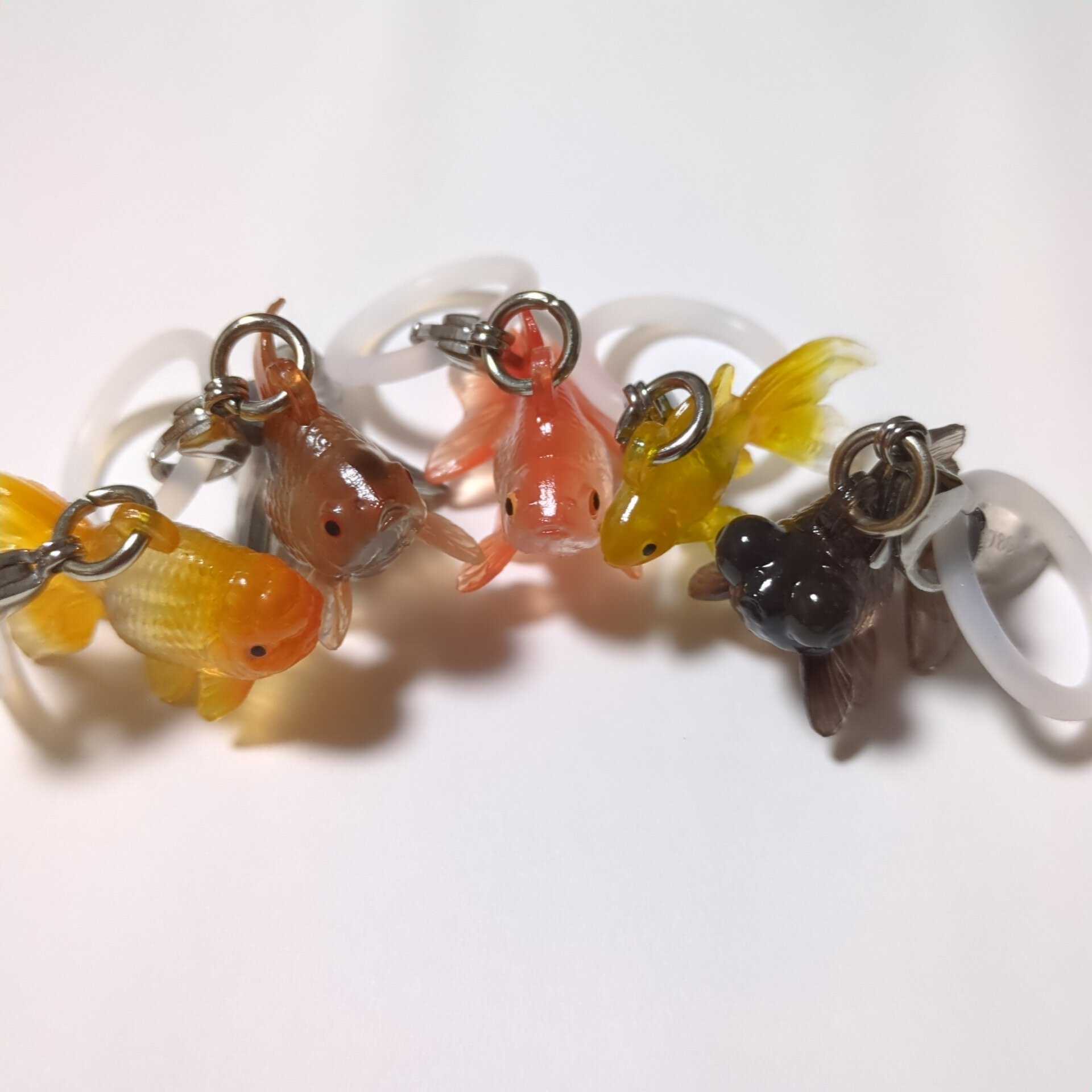 めじるしアクセサリー　ロー 商品レビュー】めじるしアクセサリー 雨空金魚（後編