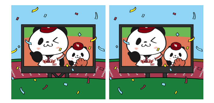 楽天　30秒チャレンジ！間違い探しの答え