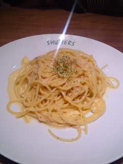 オススメ蟹パスタ