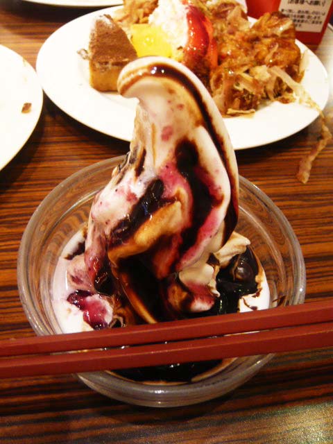 ソフトクリームはお箸で食べるべきである