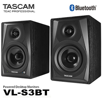 タスカム/TASCAM パワードモニター スピーカー Bluetooth VL-S3BT