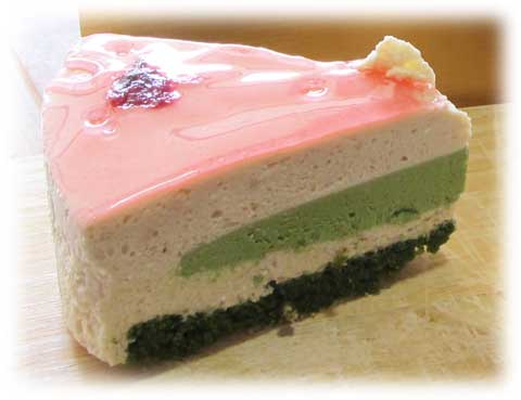 さくら抹茶ケーキ