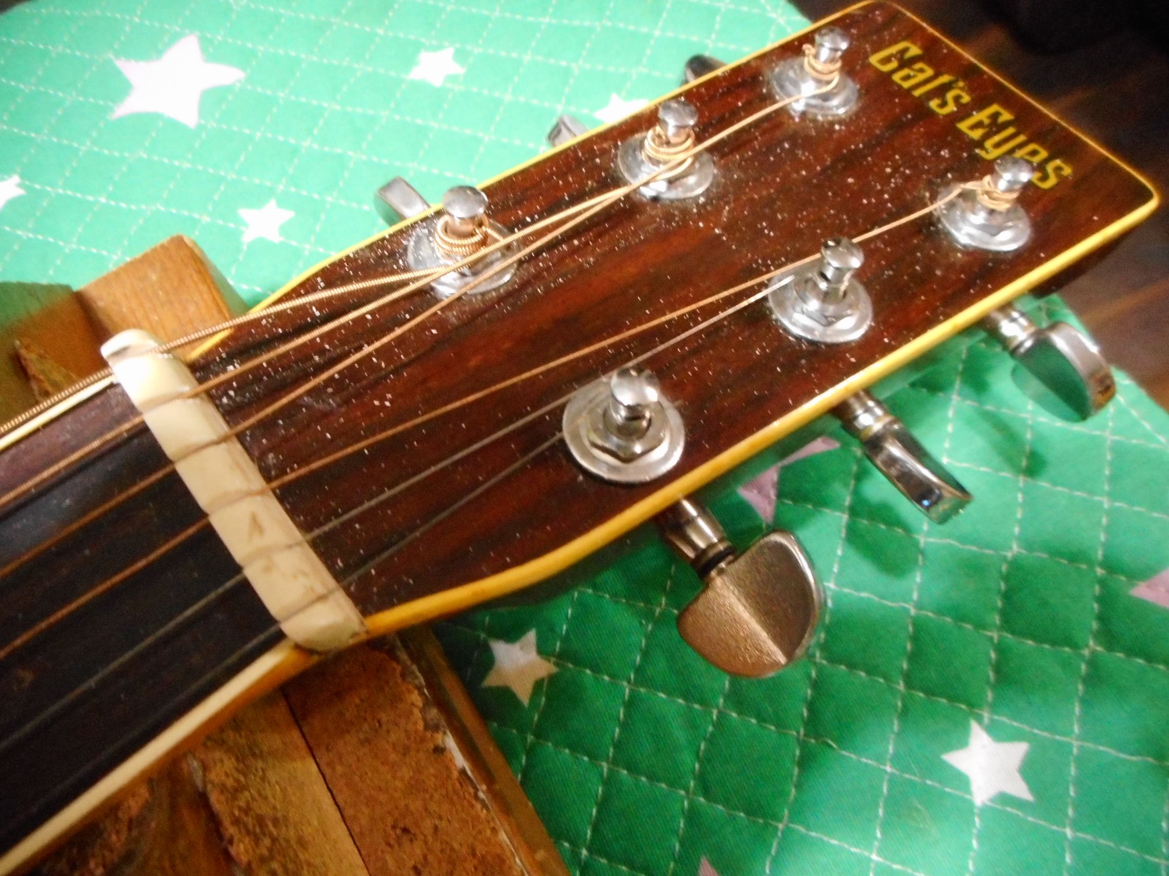 🌸Cats Eyes CE300 レストア | 青春のギターリペア K2ギター