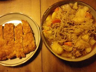 カツ　肉じゃが820.JPG