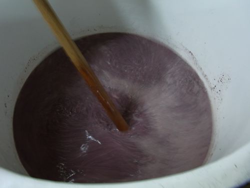 「朱」の仕込み