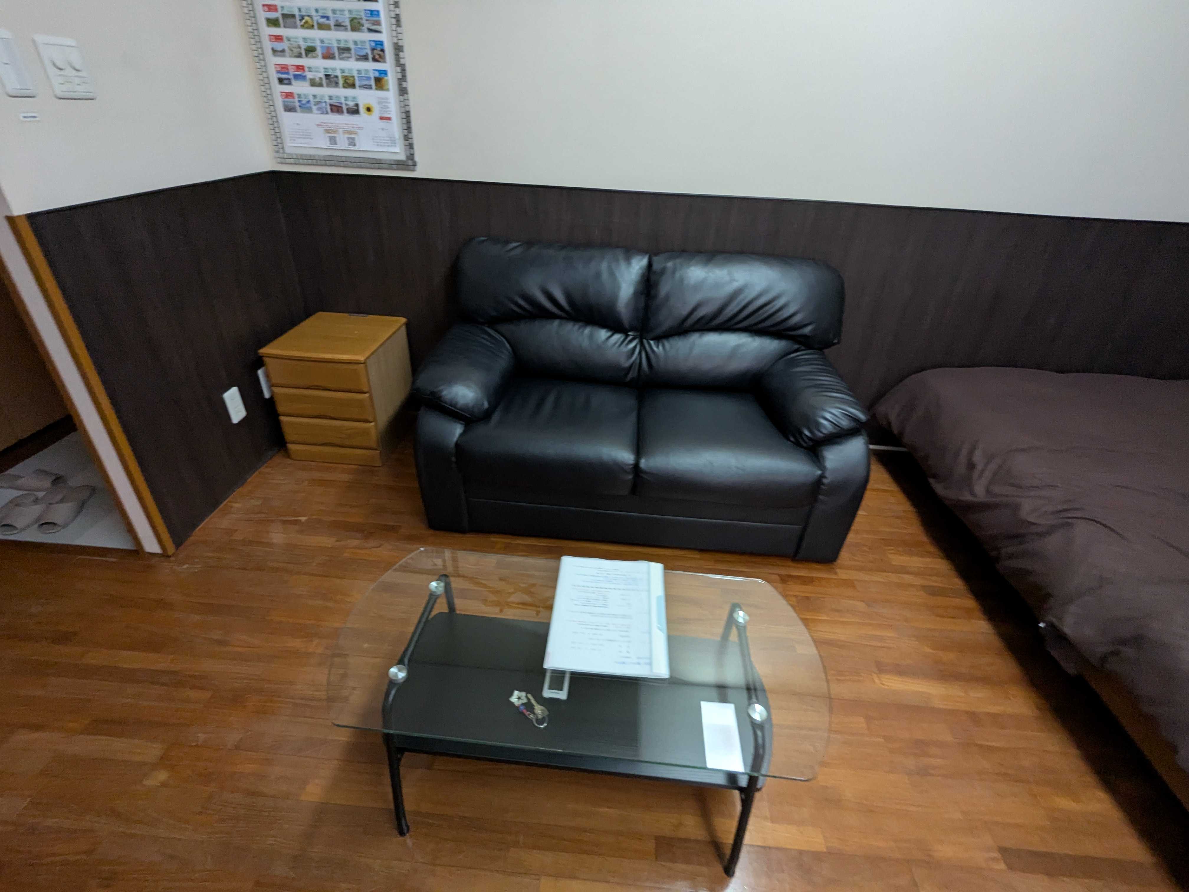 石垣島　ペンションシーシャイン　室内　ベッド