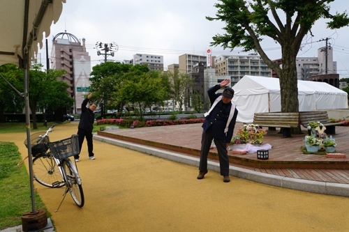 盛岡城跡公園 ラジオ体操