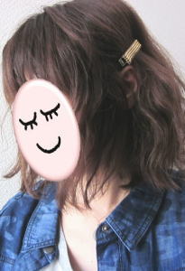 ボタンモチーフ ヘアクリップ AとC 787円、スウェード地ゴールドスタッズヘアクリップ ブラウン×2 525円 2100円以上でメール便無料アクセサリーJewel vox8.JPG