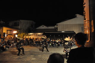 風の盆　前夜祭・鏡町