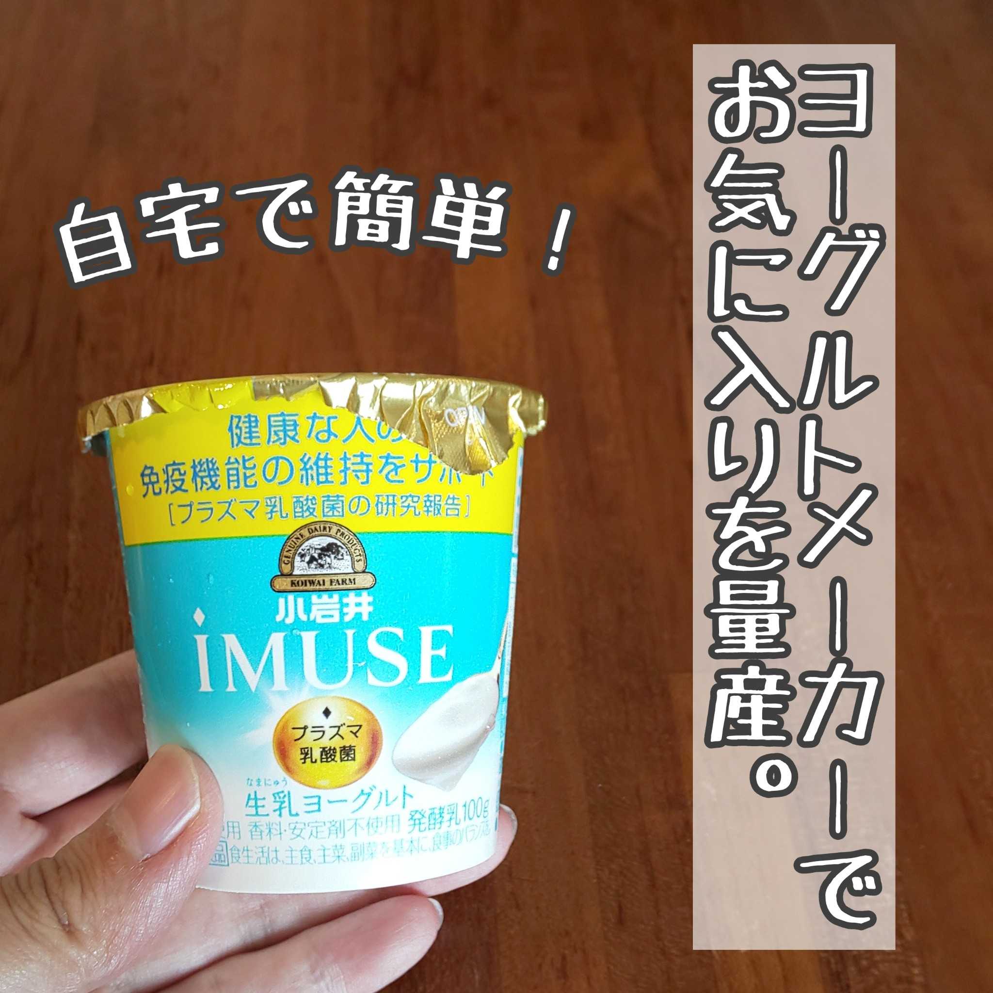 ヨーグルトメーカーでプラズマ乳酸菌ヨーグルトを量産 夫を養いたいッ Fireに向けて奮闘中 楽天ブログ