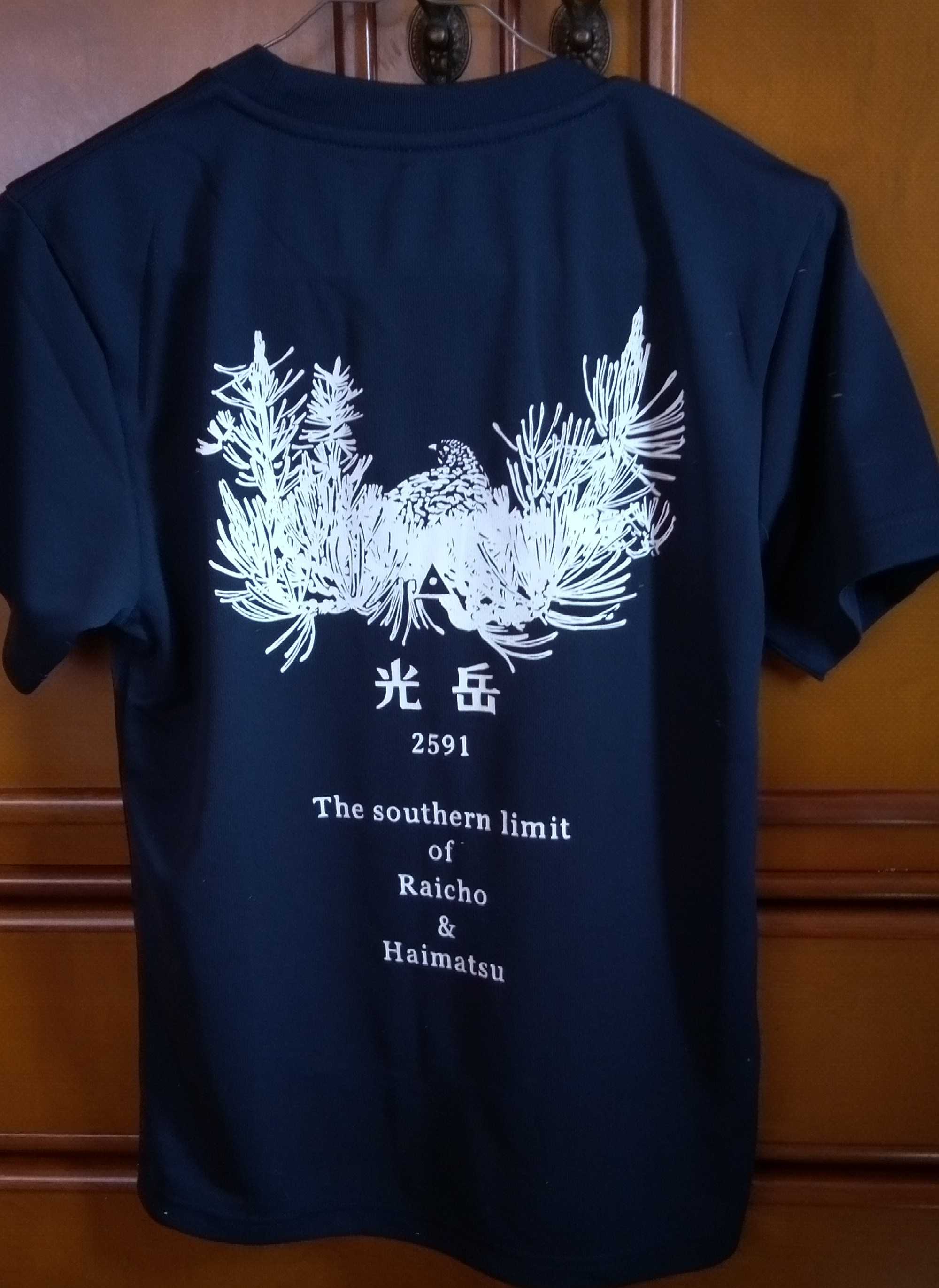 光岳小屋からTシャツが届いた | 山への情熱 音楽への愛 - 楽天ブログ