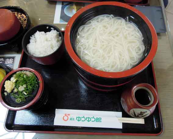 貞光ゆうゆう館の「釜揚げそうめん」-2♪