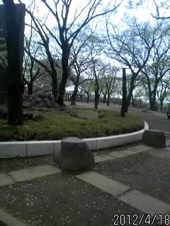 佐野城本丸西側