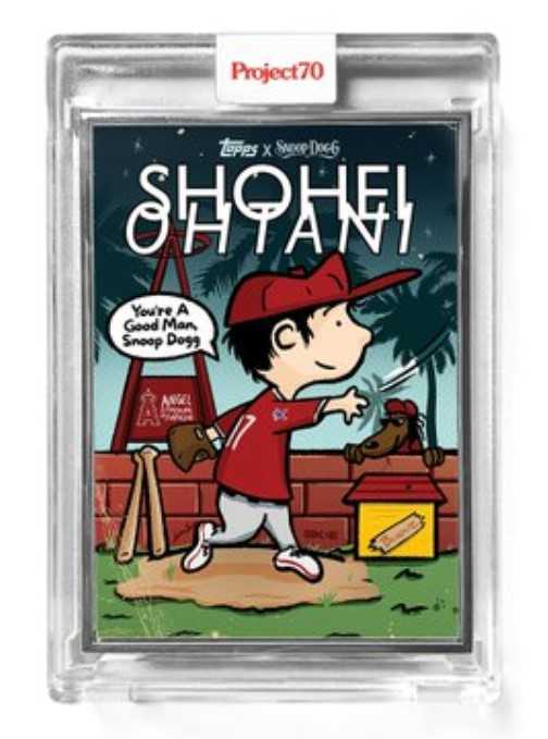 大谷翔平が“PEANUTS”に登場！？“スヌーピー風”トレーディングカードが