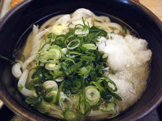 和ぁさんの「かけうどん」-1♪