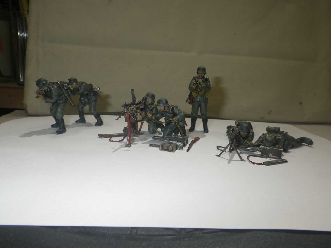 ㊲2020_0504ﾀﾐﾔ 1／35 ﾄﾞｲﾂ歩兵機関銃ﾁｰﾑｾｯﾄ 完成写真-1 | 54