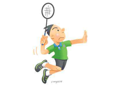 オリンピックイラスト バドミントンイラスト 東京 Noguchi S Worldへようこそ 楽天ブログ