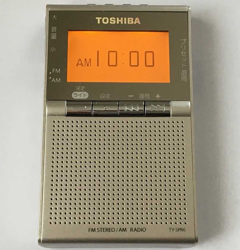 ポケットラジオ TOSHIBA TY-SPR2(S) 新品未使用 ラジオ | d-edge.com.br