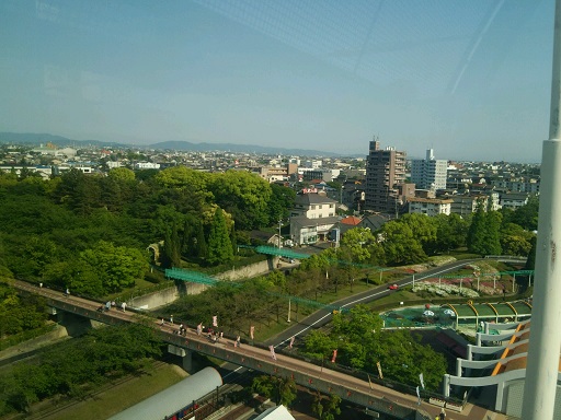 碧南市街が一望