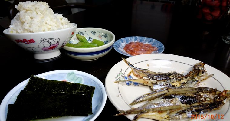 10/12新米で夕食.jpg