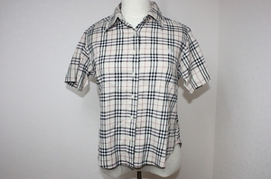 【BURBERRY】バーバリー レディースシャツ半袖 ノバチェック.jpg