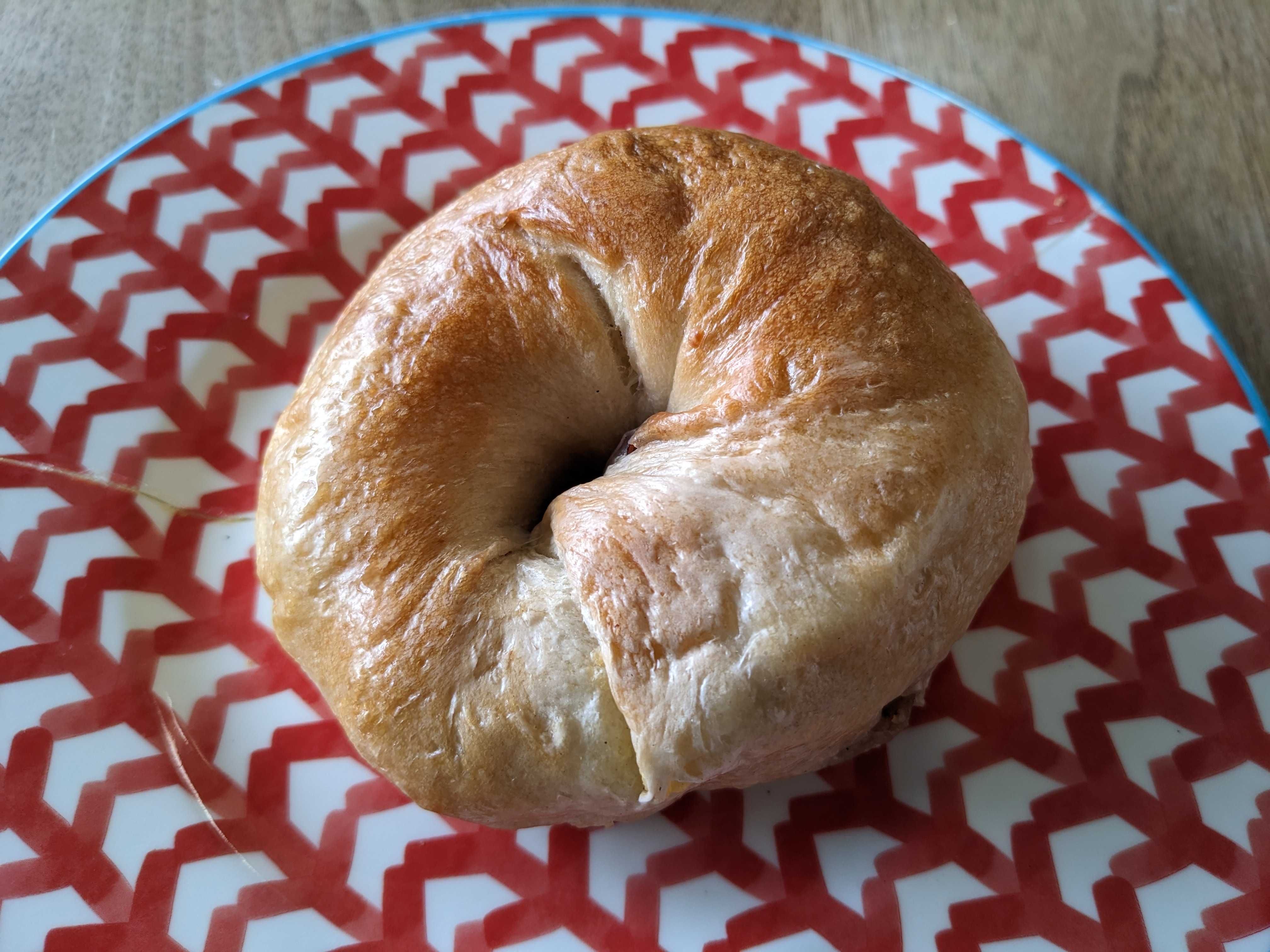 ベーグルリコカフェの渋皮マロンクリームチーズベーグル