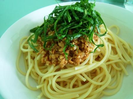 納豆パスタ