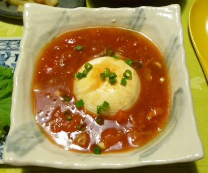 2012.07.09寄せ豆腐の中華風トマトあんかけ3.jpg