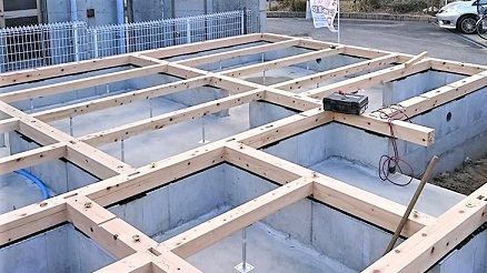 石場建て ベースコンクリート ２ 家づくり 大阪で伝統構法 石場建て 木組み 土壁工法 今さら マイホーム新築 楽天ブログ