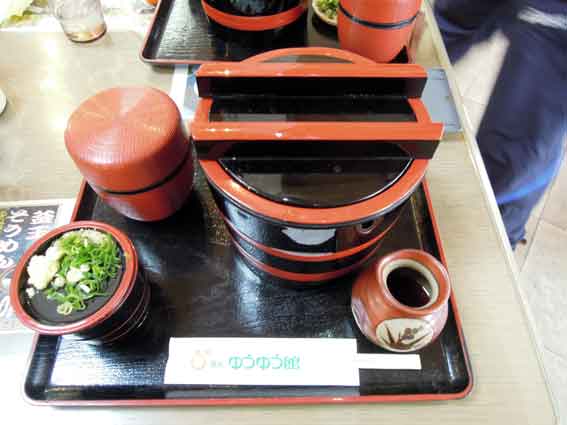 貞光ゆうゆう館の「釜揚げそうめん」-1♪