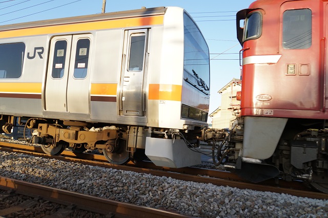 DE10 1752牽引 金町チキ工臨 & EF81 134牽引 武蔵野線209系 配給4