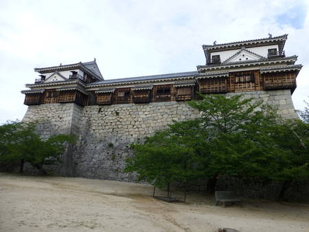 松山城　北隅櫓と南隅櫓
