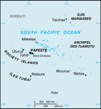 French Polynesia Map