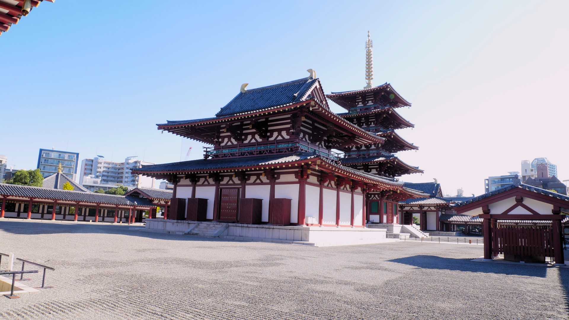 四天王寺伽藍配置 | 四天王寺境内配置図 – GZIBT