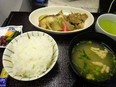 機内食　和風メイン