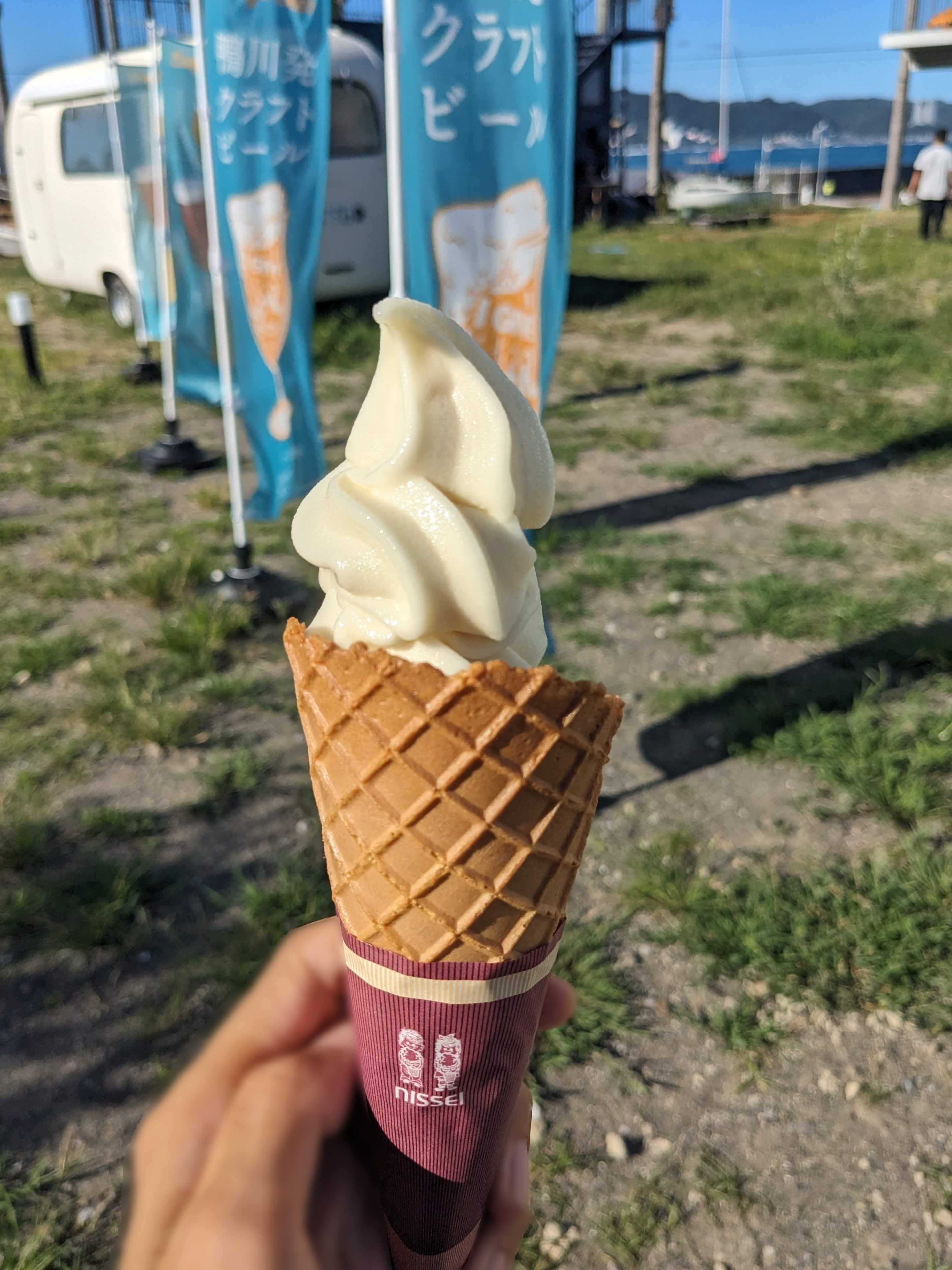 LAYER BAKERY　和梨のソフトクリーム