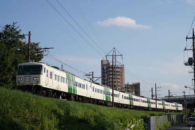 185系 上野運輸区 訓練運転 最終日7
