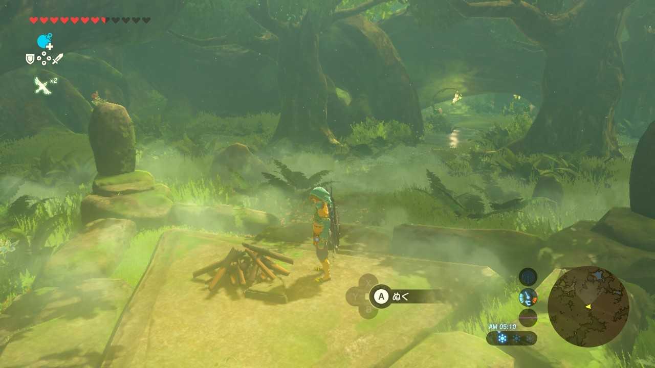 2周目botw 幻の日目 マスターソードを拾ってエアマスターソードをやってみた 笑 ちょっとしたゲーム日記 楽天ブログ