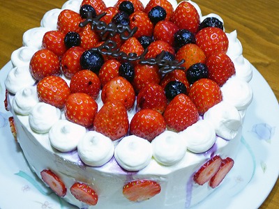 姪っ子作のケーキ