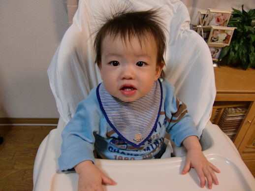 １歳の岳空くん
