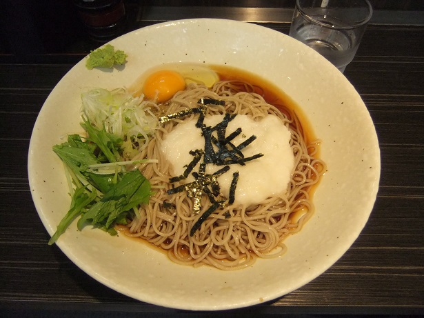 文殊@浅草の冷しとろろそば1