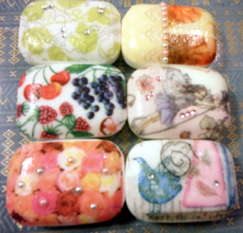 デコパージュ石鹸