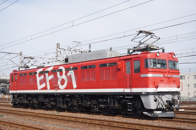 EF81 95牽引 水戸ホキ工臨 & EF64 1005牽引 鹿島貨物7