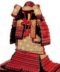 Japan （Kamakura） Samurai armor（赤糸縅鎧・AD1000～1300）.jpg