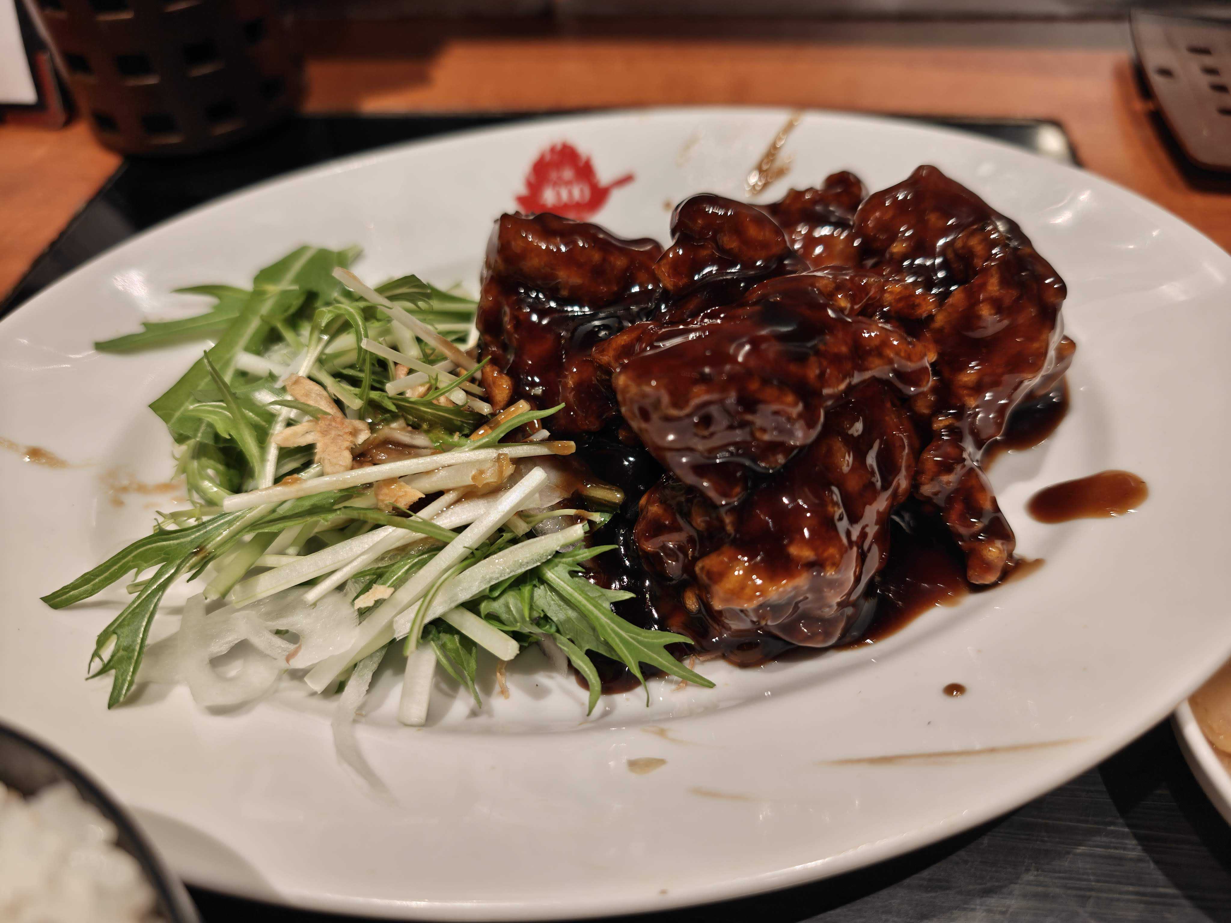 ファイヤーホール4000 虎ノ門ヒルズ ひとりランチ　黒酢鶏定食