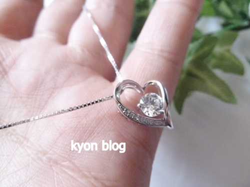 jewel castle オープンハートネックレス